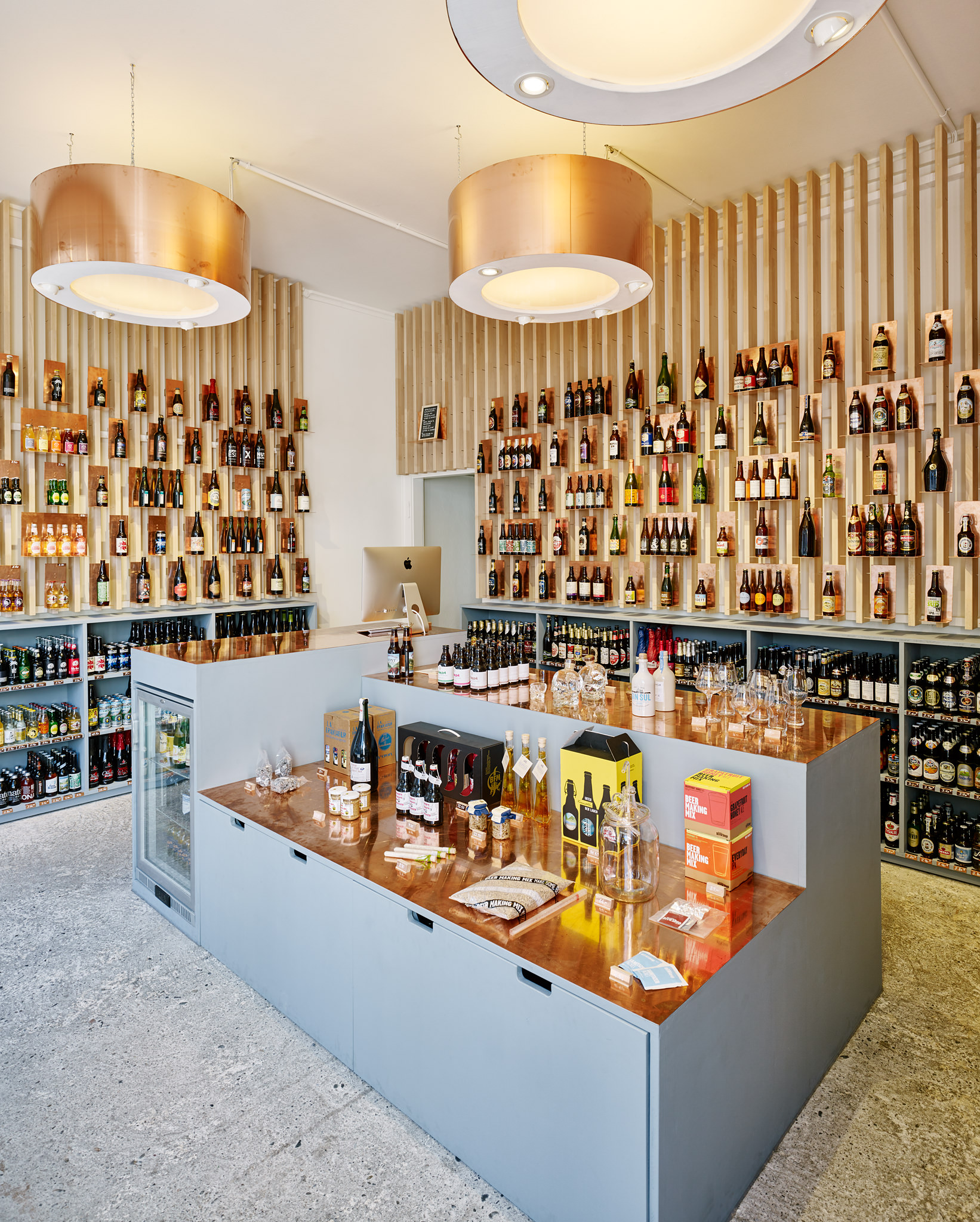 Intercomestibles Beer + drinks Shop, Zurich  I  Interior by Refurnished  /  Roland Jaggi + Friedrich Wilhelm Graf